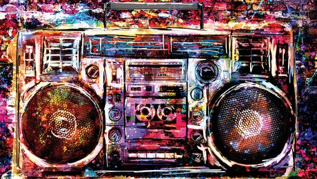 Eighties Nostalgia Art