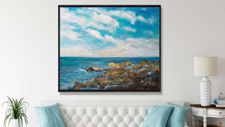 Large Coastal Art