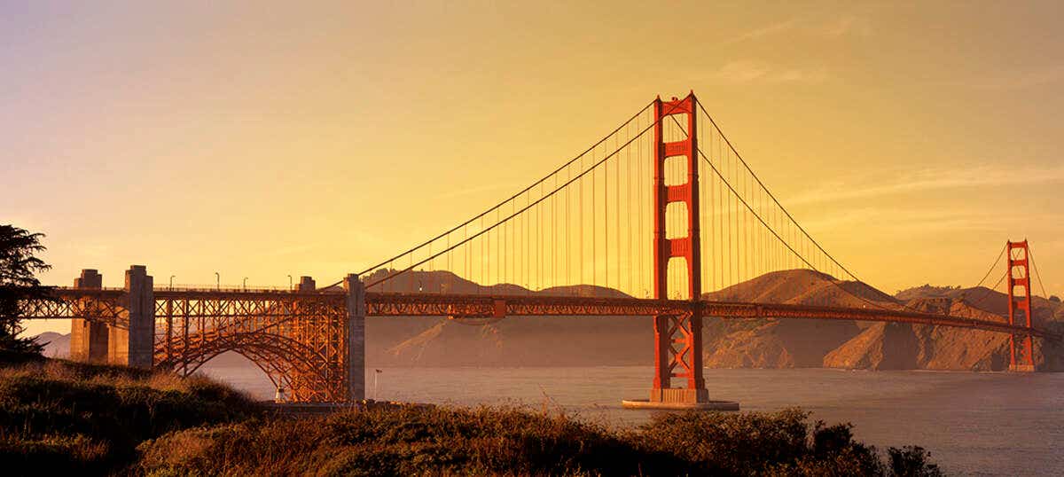 Golden Gate Bridge At Night Large Photo Print, San Francisco Print, Orange Wall Decor, Large California Print, Wall Art, San outlet Francisco Art