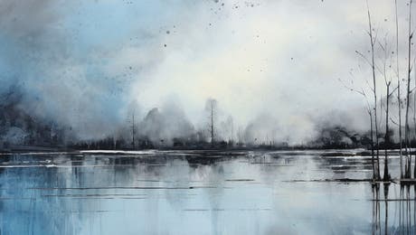 Blue & Gray Art