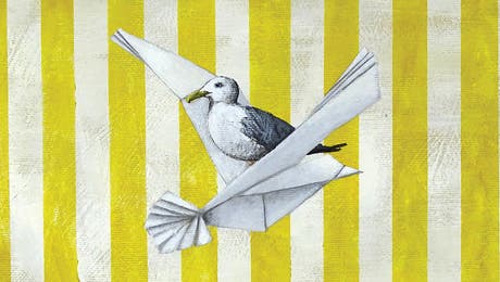 Gray & Yellow Art