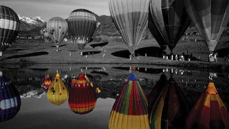 Hot Air Balloon Art