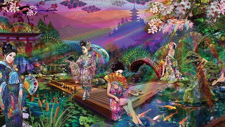 Psychedelic Dreamscapes Art