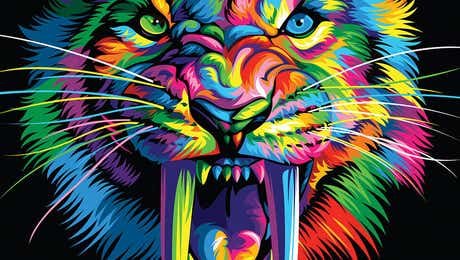 Sabertooth Tiger Art