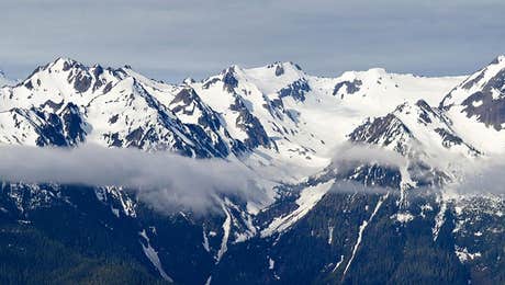 Snowy Mountain Art