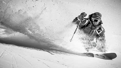 Skiing Art
