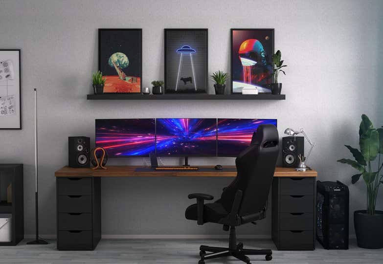 Art Prints in Game Room