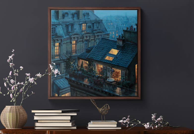 Illuminated Oil Paintings