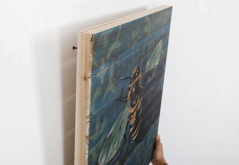 How to Hang Wood Prints