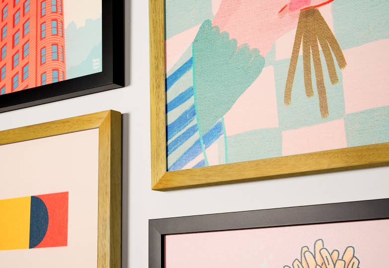 Finished Frame Look - New Frames Gallery Posters Content Card