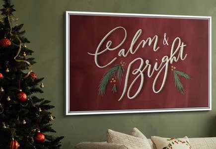 Browse iCanvas Holiday Art.
