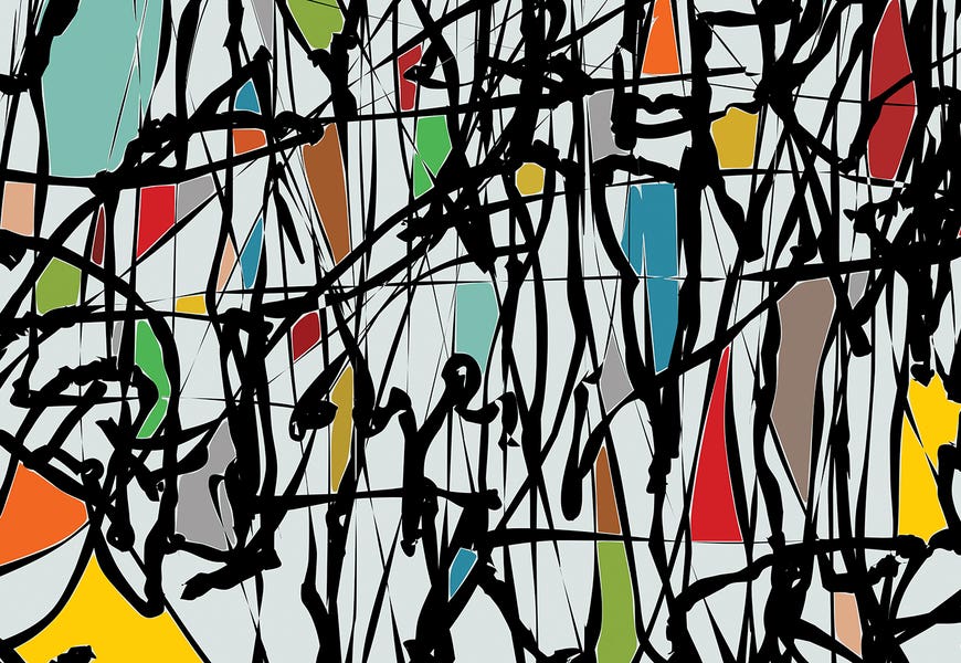 Pollock Wink III by Angel Estevez