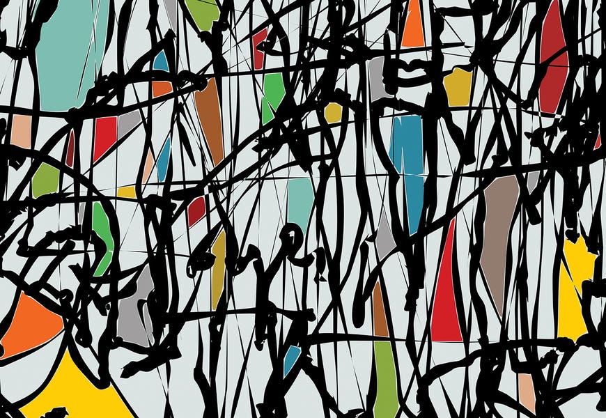 Pollock Wink III by Angel Estevez