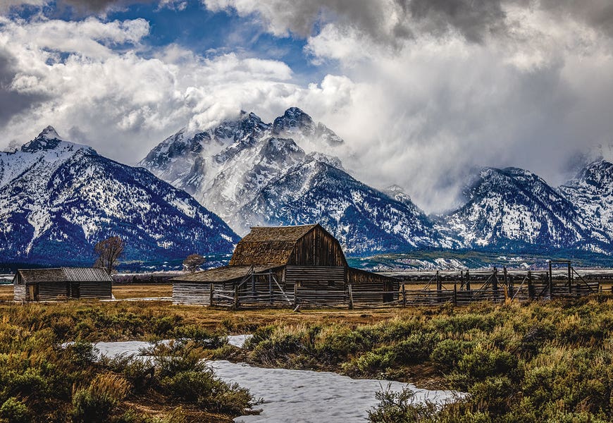 Grand Teton Farm Barn I by AGPfoto