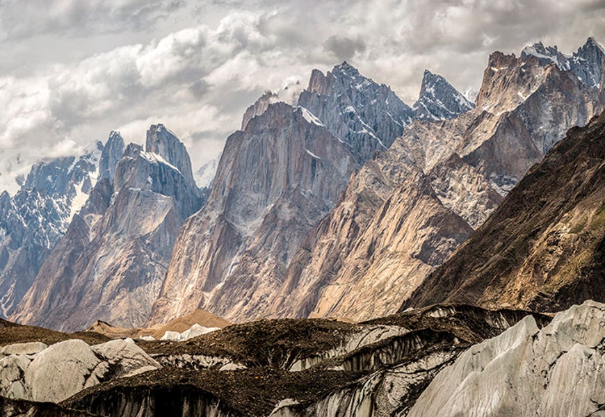 Baltoro Glacier, Karakoram Mountain Range, Gilgit-Baltistan Region, Pakistan by Alex Buisse