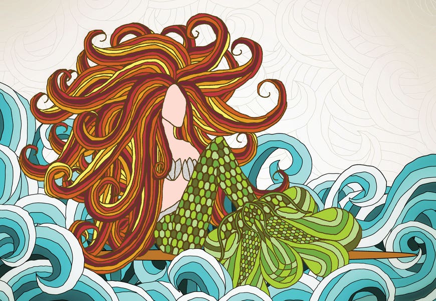 Mermaid Waves by Angelika Parker