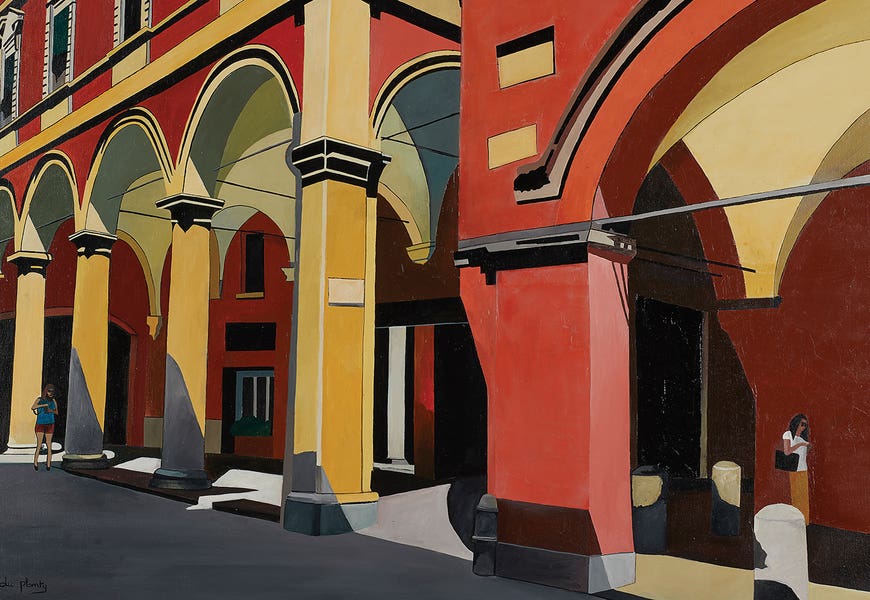 Walk In Bologna, Italy by Anne du Planty