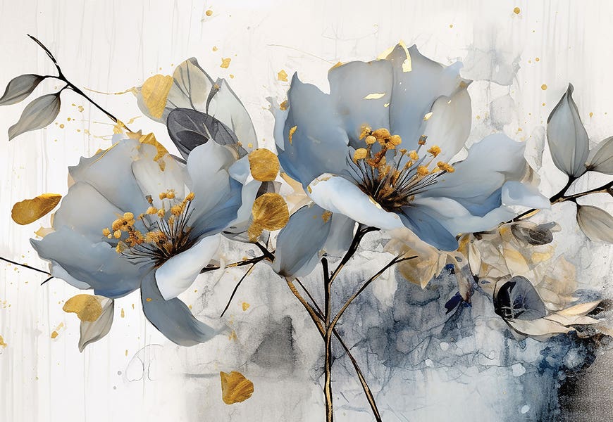 Watercolor Flowers by Artsy Bessy