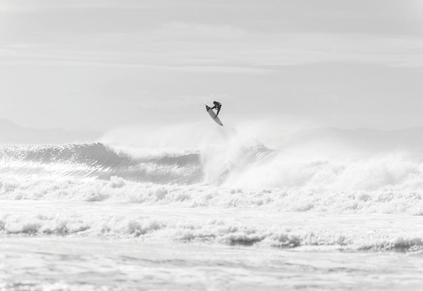 Jumping Surfer by Andrew Lever