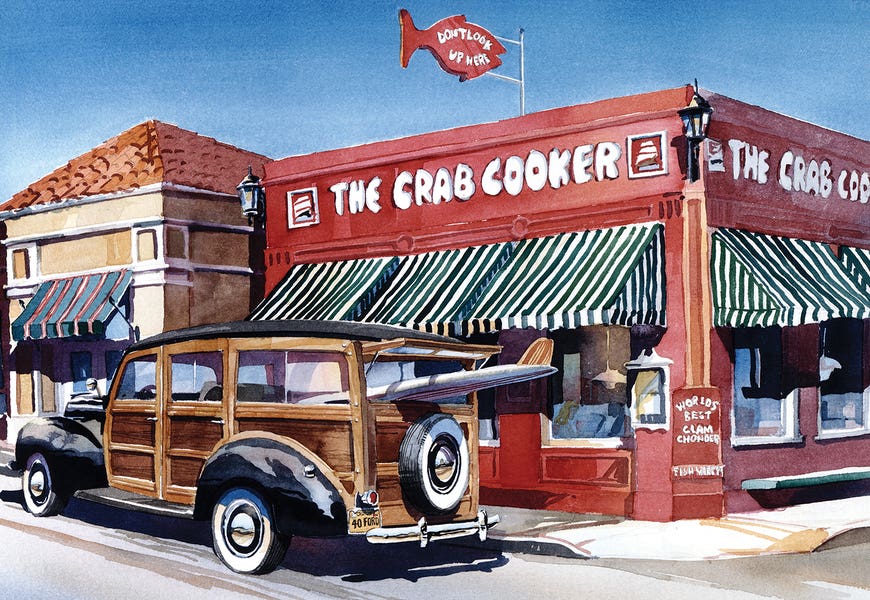 Crab Cooker Newport Beach by Bill Drysdale
