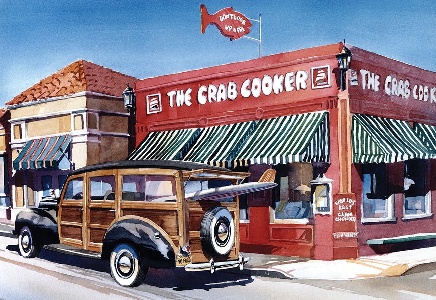 Crab Cooker Newport Beach by Bill Drysdale