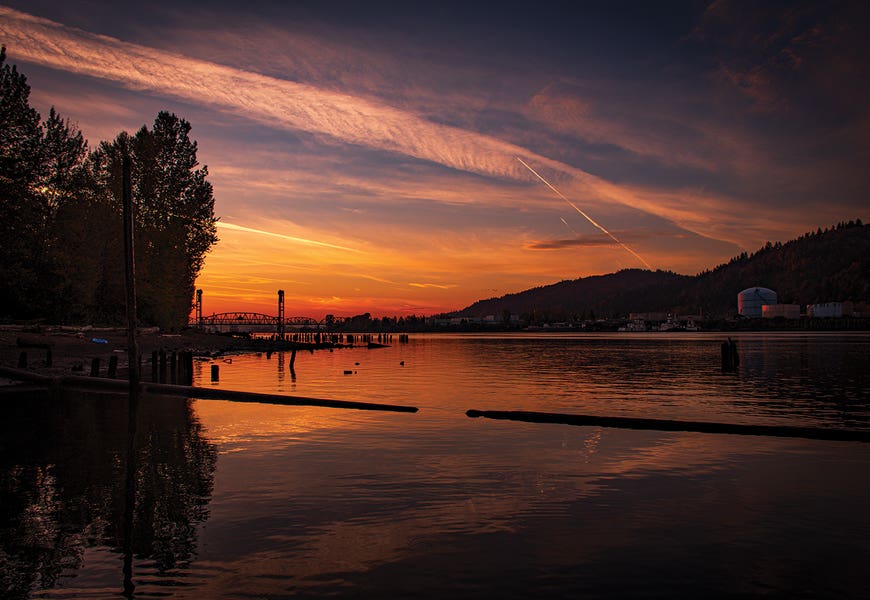 Cathedral Park Sunrise by Cat Kerrigan