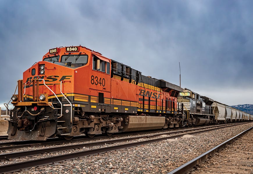 BNSF Engines At Rest by Christopher Thomas