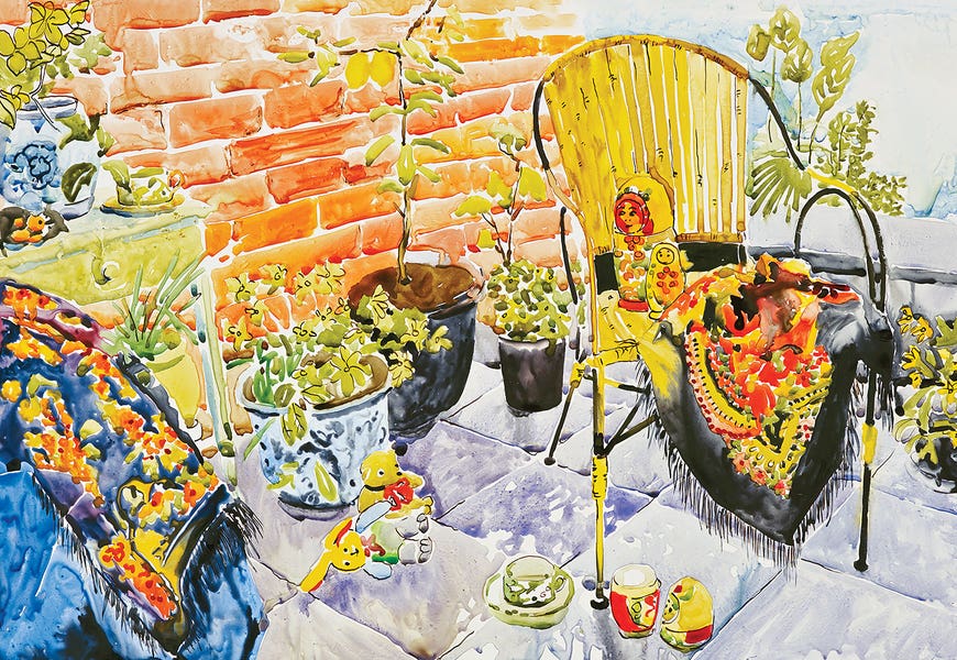 My Balcony by Helen Dubrovich