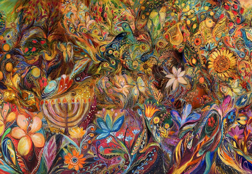 The Fairytales Of Chagall I by Elena Kotliarker