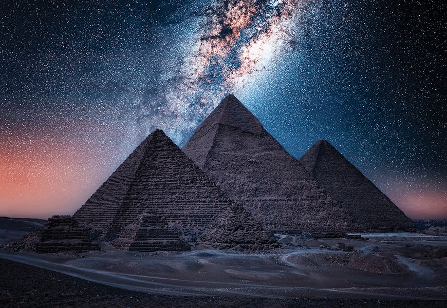Egyptian Night by iCanvas Artist Manjik Pictures