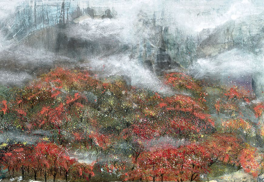 Misty Ridge by Ming Franz