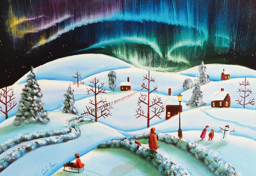 The Northern Lights by Gordon Bruce