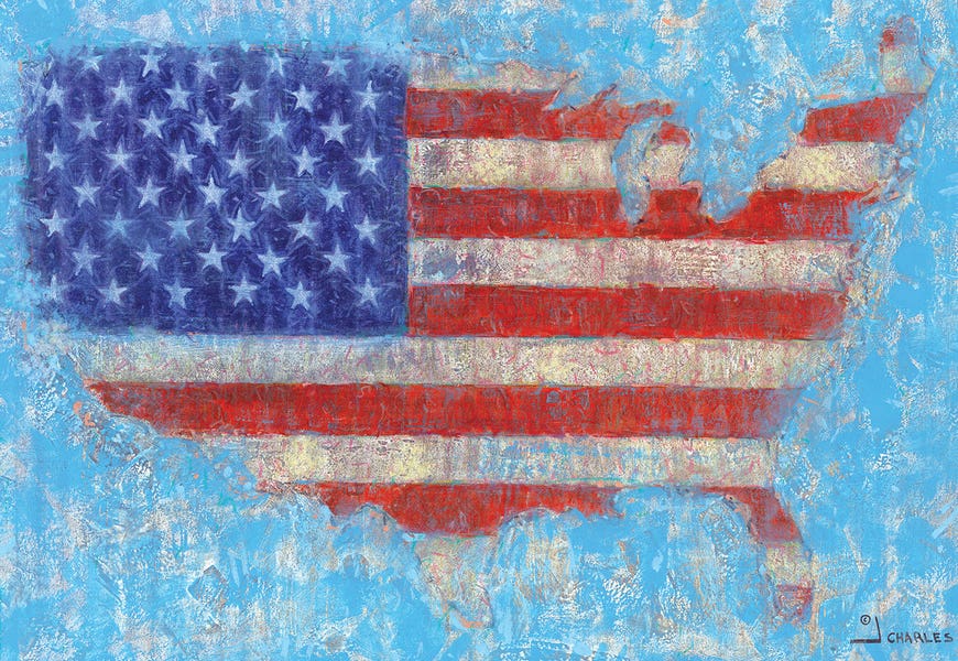 American Flag by J. Charles