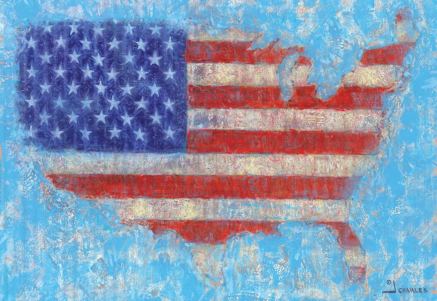 American Flag by J. Charles