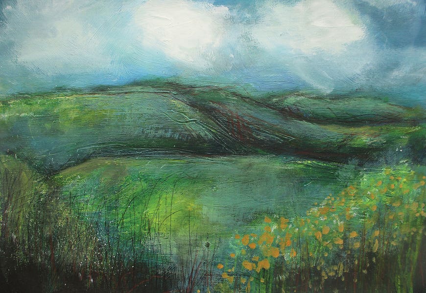 Blossoming Foothills by Heidi Clawson