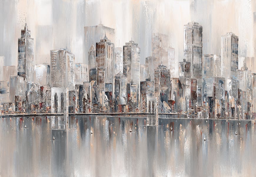 Illusions, New York Skyline II by Isabella Karolewicz
