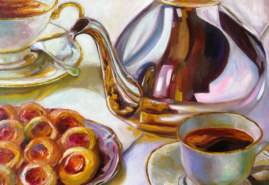 Coffee Time by Irene Pomirchy