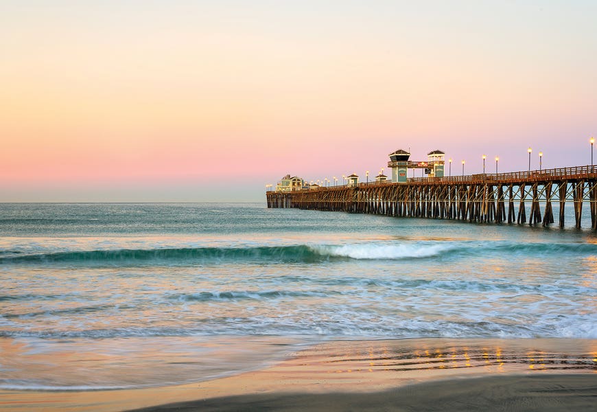 Oceanside Pier Dawn by Joseph S. Giacalone