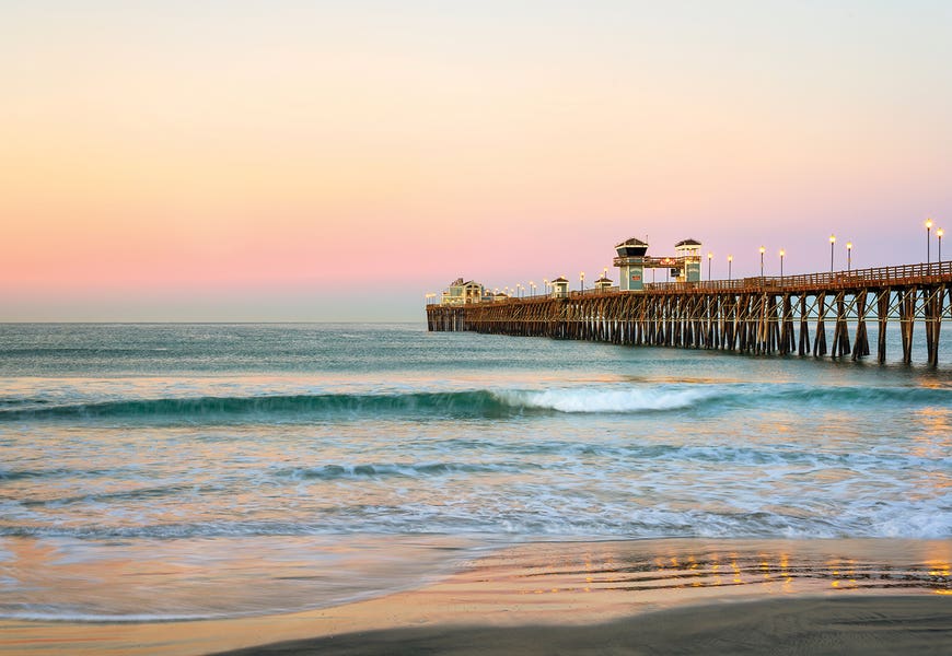 Oceanside Pier Dawn by Joseph S. Giacalone