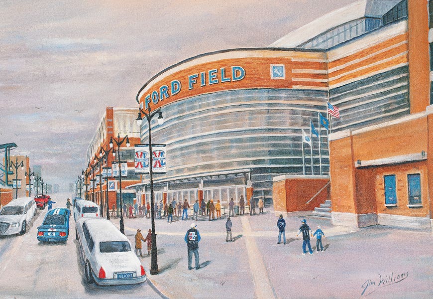 Ford Field by Jim Williams