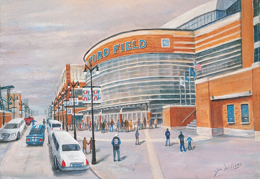 Ford Field by Jim Williams