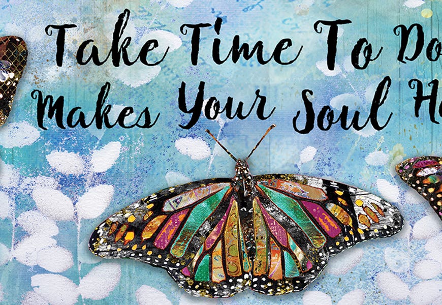 Take Time Butterfly Trio by Jennifer Lambein