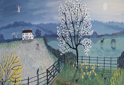 Spring Moon by Jo Grundy