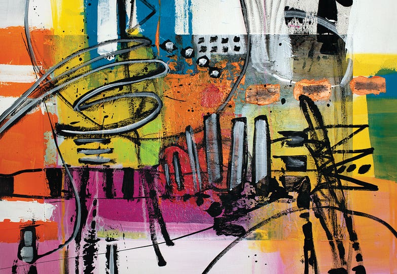 Chaotic Abstract Compositions