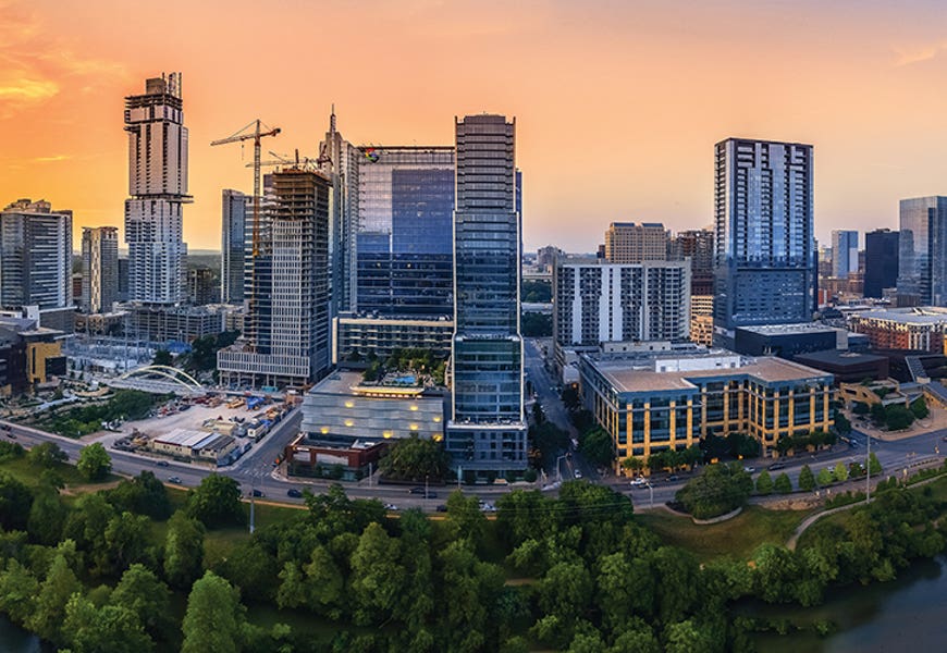 Colorado River Through Austin  by Jonathan Ross