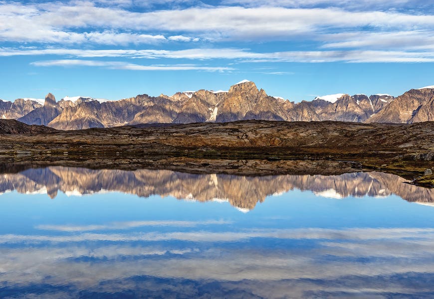 Bear Islands Mountain Range Reflected by Jane Rix