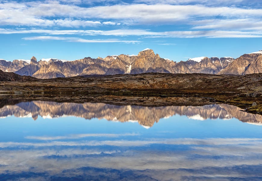 Bear Islands Mountain Range Reflected by Jane Rix