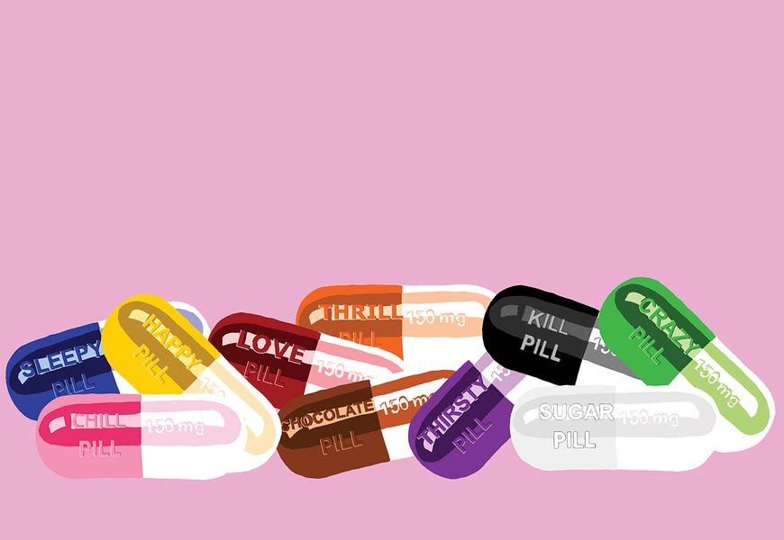 Chill Pill Party Pink by Jaymie Metz