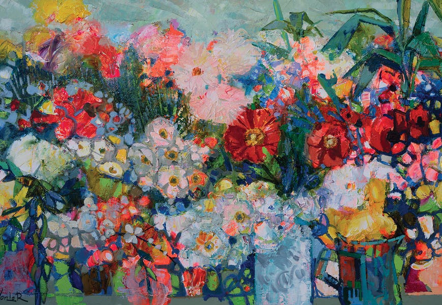 Harmony Of Flowers by Khanlar Asadullayev