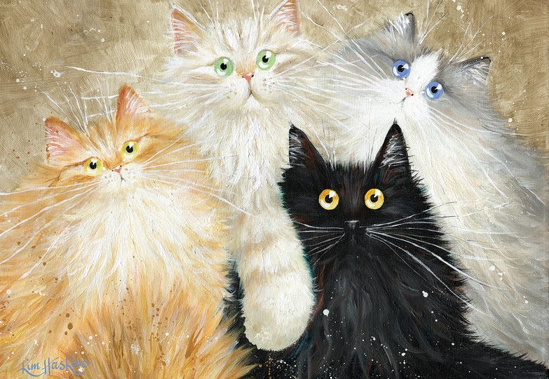 Die Flauschige Bande (The Fluffy Gang) by Kin Haskins